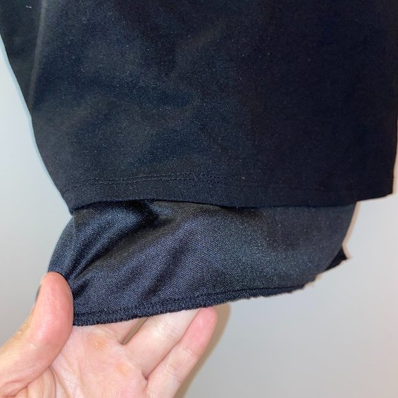 High-Wasted Overall Skirt | Black - Picture 4 of 7